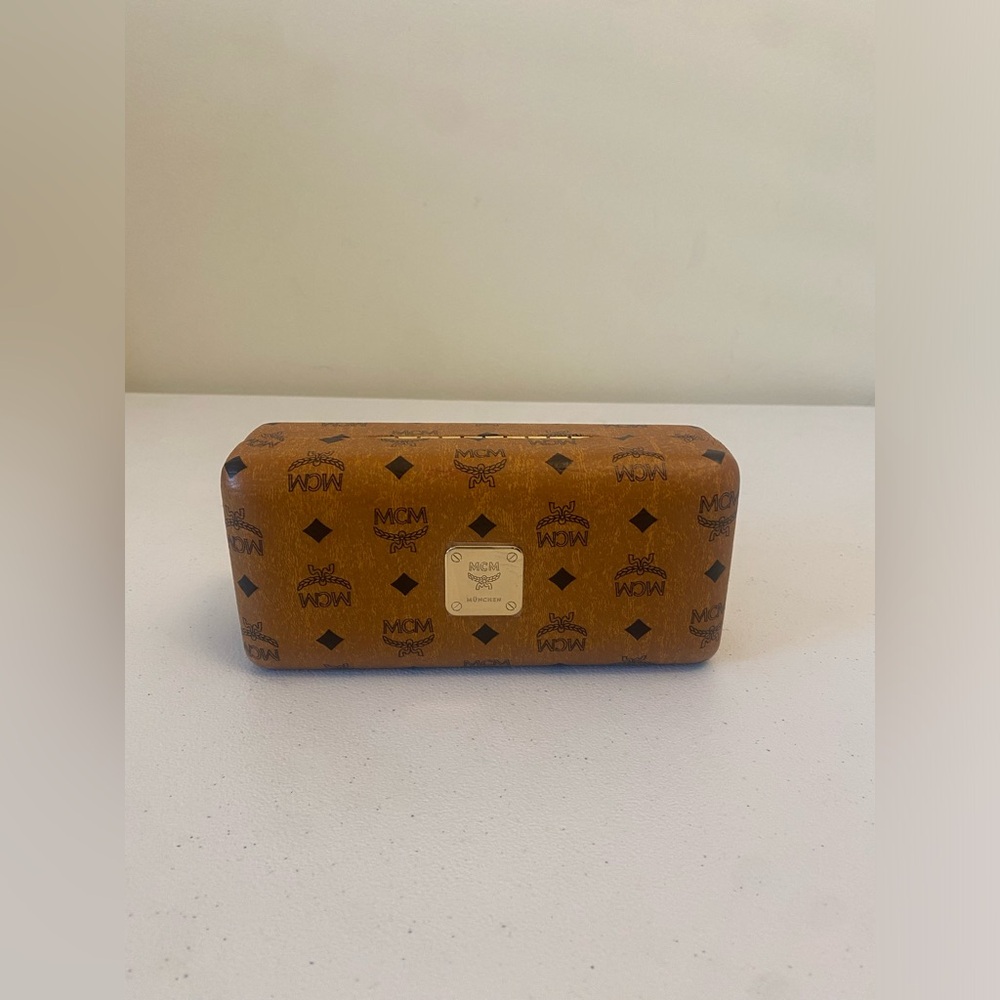 Navy Blue MCM Sunglasses w/ Glasses Case - Picture 4 of 9
